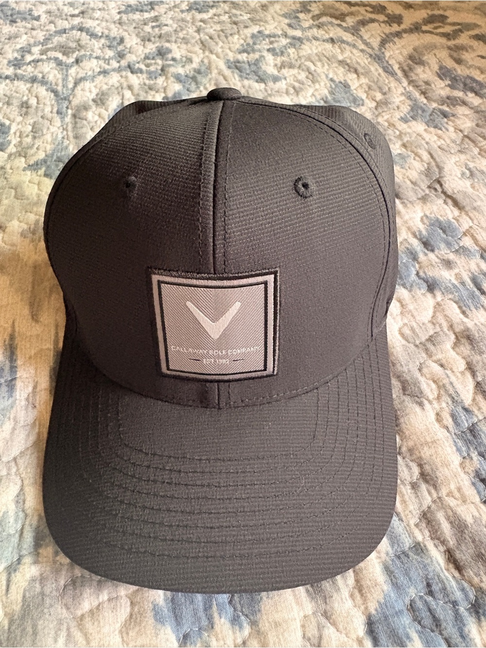 Callaway Black Golf Cap with White Logo Patch
